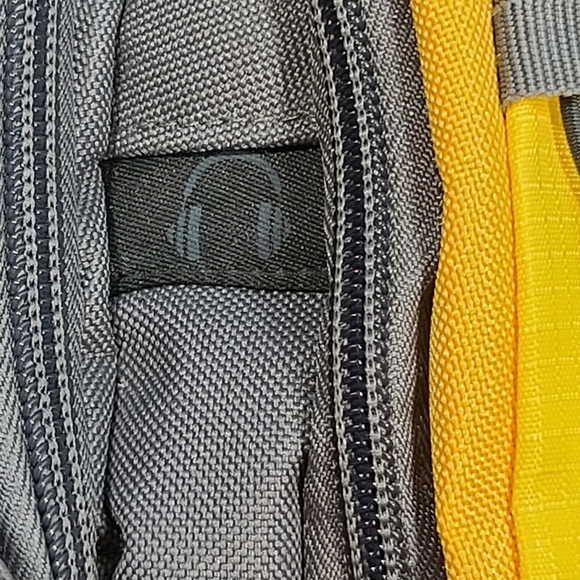 Embark Yellow & Gray Backpack - Picture 4 of 8